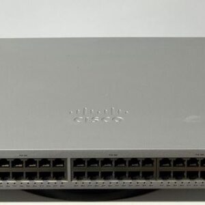 Cisco MS220-48LP-HWMeraki Cloud-Managed L2 48 Port Gigabit 370W PoE Switch