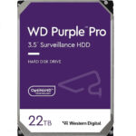 Western Digital WD221PURP Purple Pro Surveillance 22TB 7200RPM SATA 6.0Gbps 3.5-Inch Hard Drive