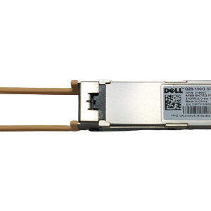 Dell 407-BBWQ Networking Transceiver 100GbE QSFP28 SR4 MPO MMF (4x25GbE SFP28 SR Quad Mode)