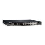 Dell EMC 634-BZTW E3248P-ON  48 x RJ45 10/100/1000Mb 802.3at (up to 30W) PoE ports 4 x 10G SFP+ ports  2 x 100G QSFP28 ports 1 x 1050W AC PSU included IO/PS Airflow