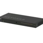 NETGEAR AV GSM4212PX-100NAS Line M4250-10G2XF-PoE+ Switch L3 - managed 10 x 10/100/1000 (8 PoE+) + 2 x 10 Gigabit SFP+ Side to side airflow Rack-mountable PoE+ (240 W)
