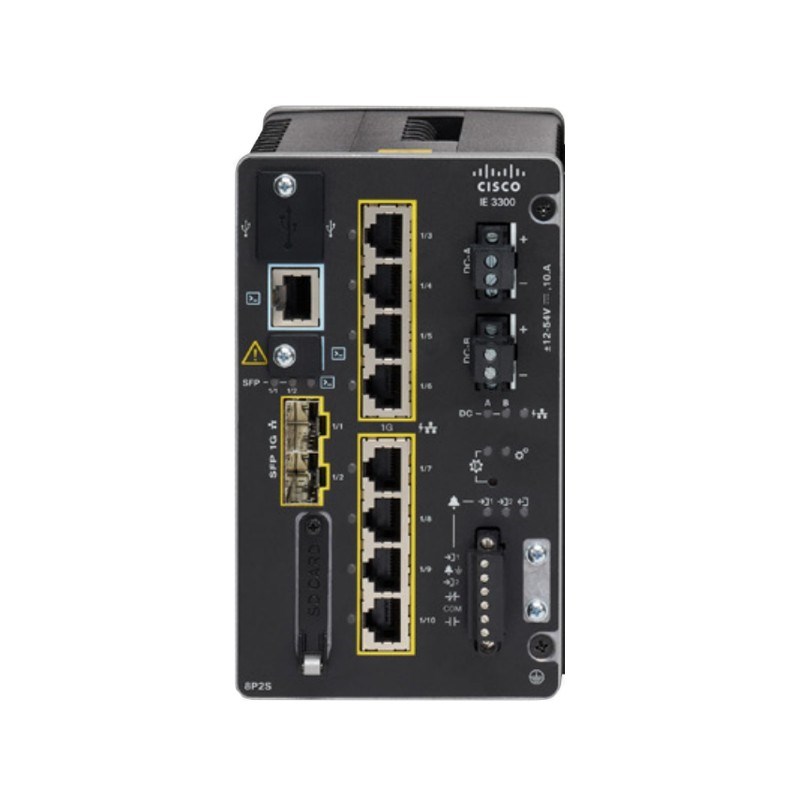 Cisco IE-3300-8P2S-E Catalyst IE3300 Rugged Series Managed Switch Ref