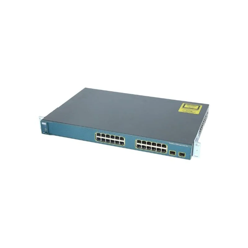 WS-C3560-24PS-S - Cisco Catalyst 3560 Series 3560-24P 24 x RJ-45 Ports PoE+ 10/100Base-TX + 2 x SFP Ports Layer 3 Managed Rack-mountable Fast Ethernet Network Switch WS-C3560-24PS-S - Cisco Catalyst 3560 Series 3560-24P 24 x RJ-45 Ports PoE+ 10/100Base-TX + 2 x SFP Ports Layer 3 Managed Rack-mountable Fast Ethernet Network Switch