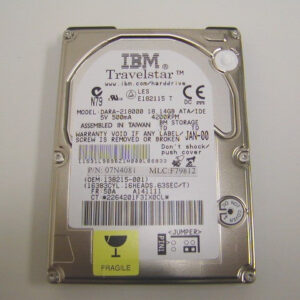 IBM DARA-218000 / 07N3661 18.14GB 4200RPM ATA IDE 2.5-Inch Internal 12.5MM Notebook Hard Drive