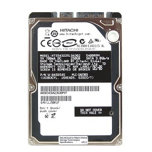 Hitachi Travelstar 0A56545 5K320 250GB 5400RPM SATA-300 8MB 2.5" Hard Drive