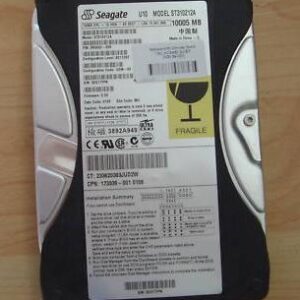Seagate ST310212A 10.24GB 5400RPM 512KB Ultra-ATA66 IDE 3.5" Hard Drive