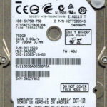 Hitachi Travelstar HTS547575A9E384 / 0J11563 750GB 5400RPM 8MB Cache SATA 3GB/S 2.5" Hard Drive