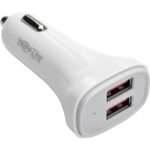 Tripp Lite by Eaton Dual-Port USB Car Charger for Tablets and Cell Phones, 5V 4.8A (24W) - 24 W Output Power - 12 V DC Input Voltage - 5 V DC Output Voltage - 4.80 A Output Current - TAA Compliance