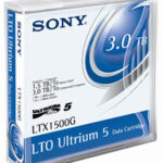 Sony LTO-5 Ultrium Data Cartridge 1.5 TB / 3.0 TB LTO Ultrium-5 Tape Part # LTX1500G - On Sale 2022 (Replaced by Fuji)